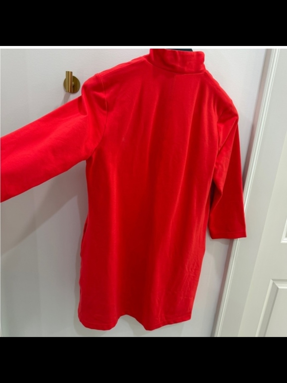 Tuckernuck Raspberry Red Standing Collar Mini Dress - Picture 5 of 5